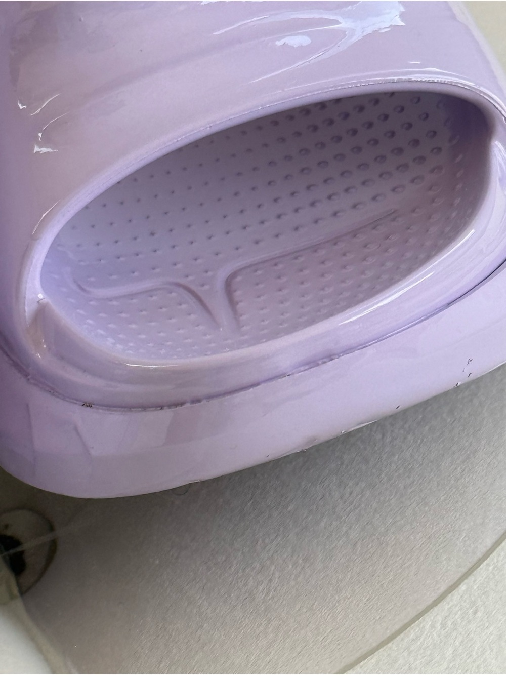 SOLD Givenchy Marshmallow Slider Wedges in Lilac - Picture 6 of 13